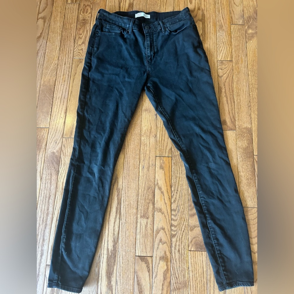 Signature by Levi Strauss Women’s Black Jeans Mid-Rise Skinny